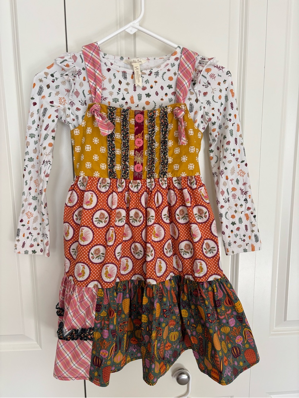AUSTIN RIVERS KNOT Dress Matilda Jane Girls Size 8 Choose Your Own Path.